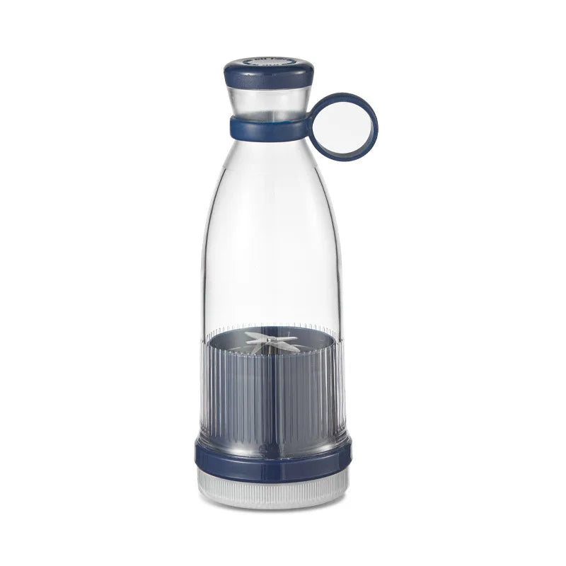 Mini Portable Electric Blender – USB Juicer Cup with 6 Stainless Steel Blades for Smoothies and Fresh Juices