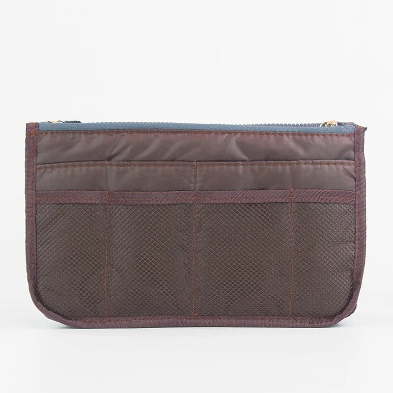 Bolsa organizadora de nailon – Neceser de viaje grande y ligero para maquillaje y cosméticos