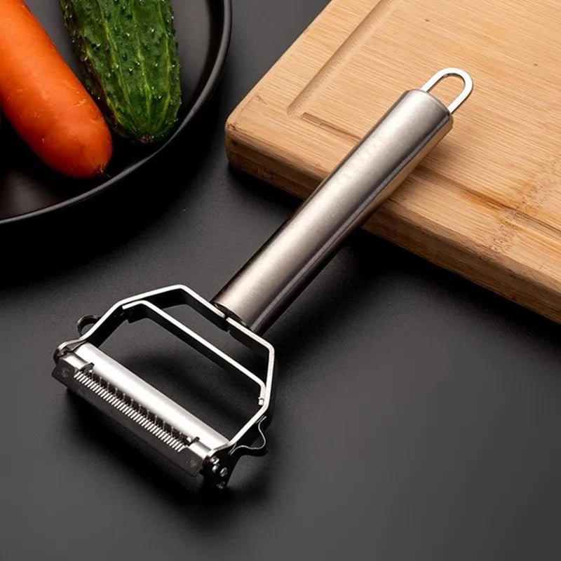 Multifunction Fruit and Vegetable Peeler – Double Stainless Steel Head
