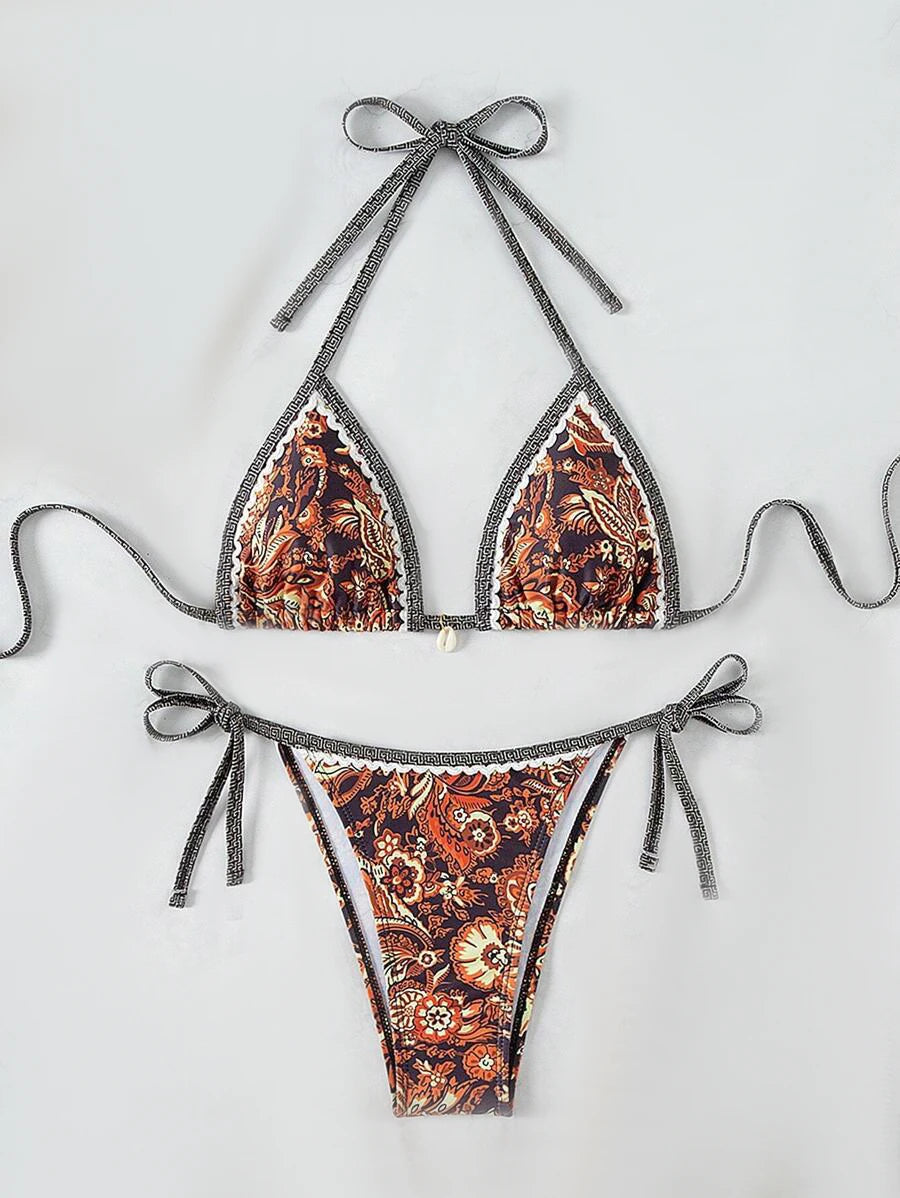 Bikini de dos piezas para mujer – Traje de baño sexy de verano
