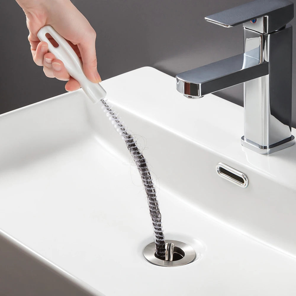 Flexible Pipe Dredging Brush – Sink and Drain Cleaning Tool