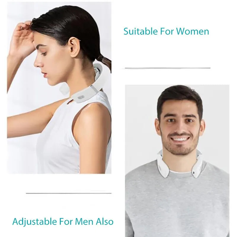Masajeador cervical portátil de cuello y hombros – Masaje profundo y relajante