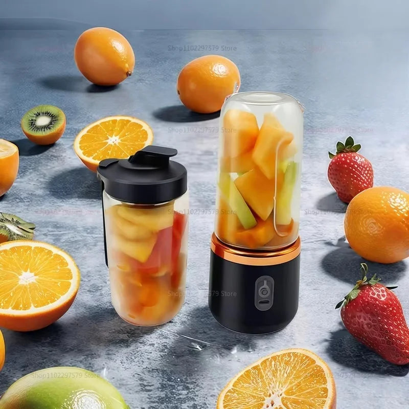 Licuadora Portátil Recargable – 2 Tazas, Inalámbrica, Trituradora de Hielo, Ideal para Batidos y Viajes