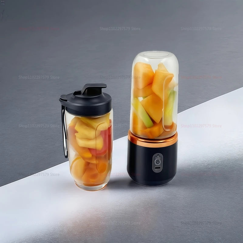Licuadora Portátil Recargable – 2 Tazas, Inalámbrica, Trituradora de Hielo, Ideal para Batidos y Viajes