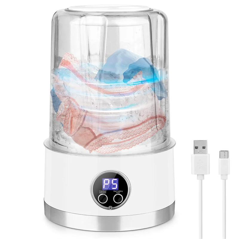 Mini Underwear Washing Machine – Compact, Rechargeable, and Deep Cleaning