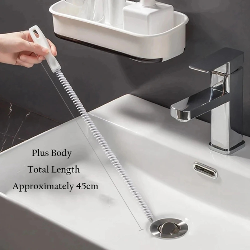 Flexible Pipe Dredging Brush – Sink and Drain Cleaning Tool