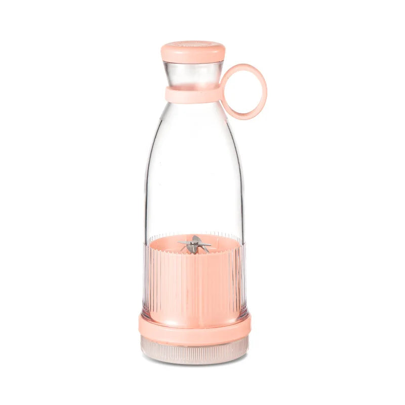 Mini Portable Electric Blender – USB Juicer Cup with 6 Stainless Steel Blades for Smoothies and Fresh Juices