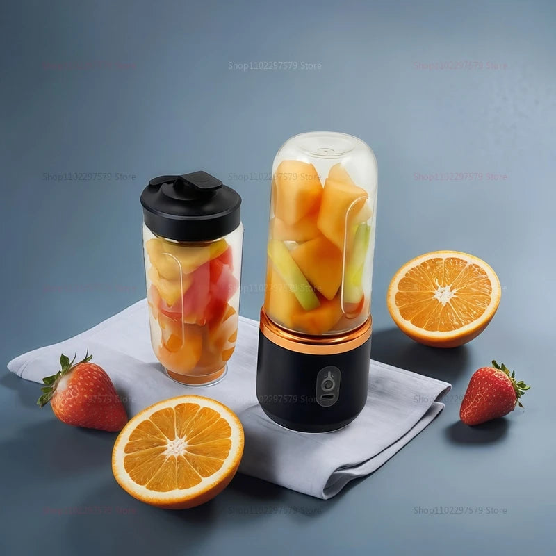Licuadora Portátil Recargable – 2 Tazas, Inalámbrica, Trituradora de Hielo, Ideal para Batidos y Viajes