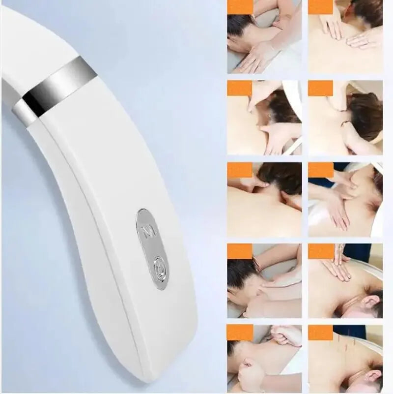 Masajeador cervical portátil de cuello y hombros – Masaje profundo y relajante