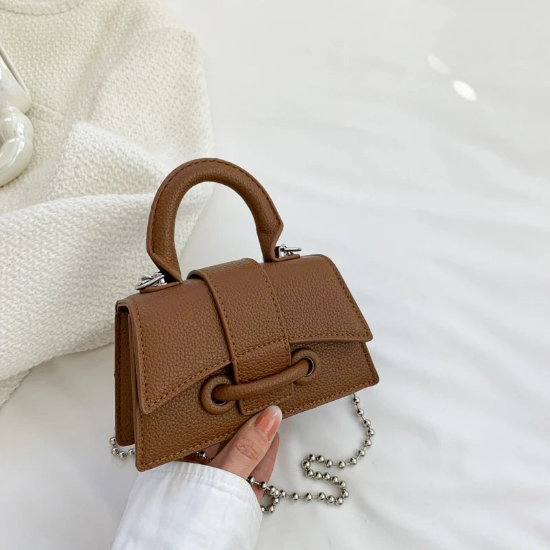 Mini bolso cruzado de diseño – Bandolera elegante en cuero sintético
