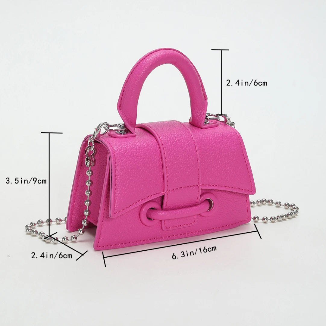 Mini bolso cruzado de diseño – Bandolera elegante en cuero sintético