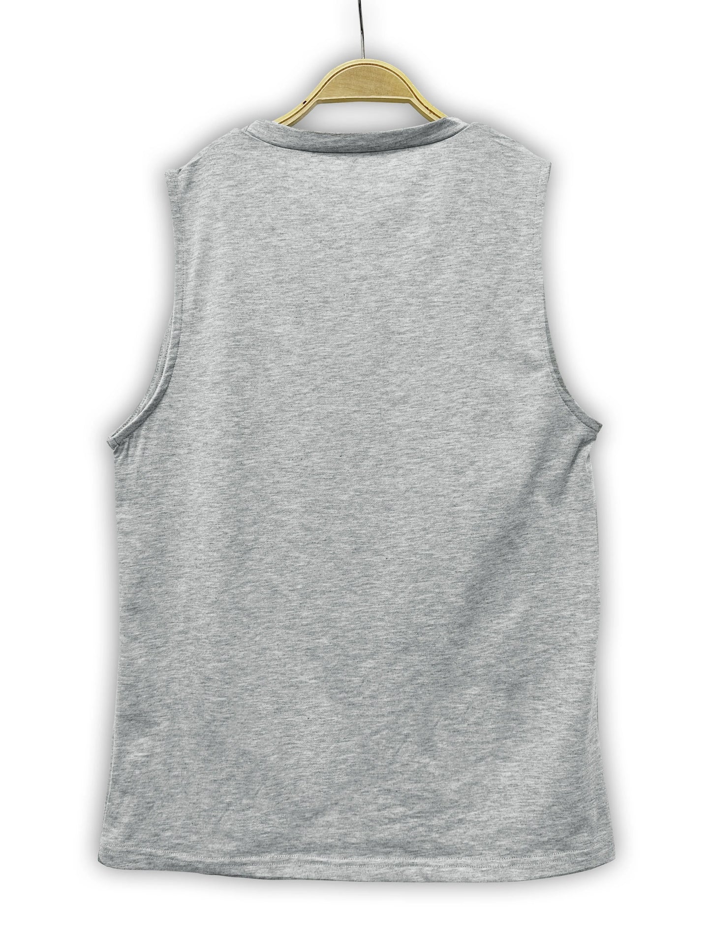 Camiseta holgada de verano para mujer – Estampado de tres corazones, sin mangas