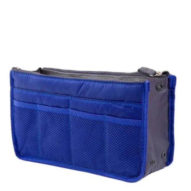 Bolsa organizadora de nailon – Neceser de viaje grande y ligero para maquillaje y cosméticos