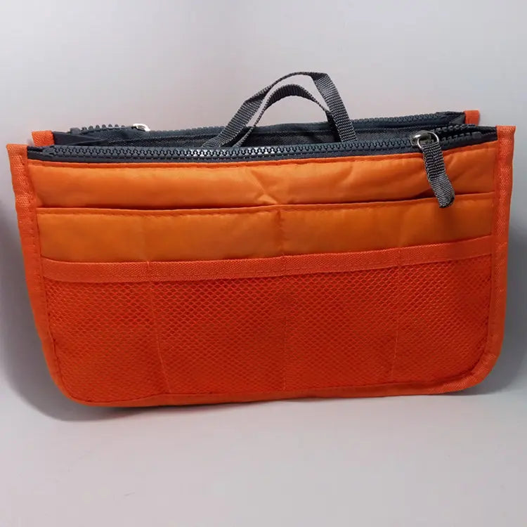 Bolsa organizadora de nailon – Neceser de viaje grande y ligero para maquillaje y cosméticos