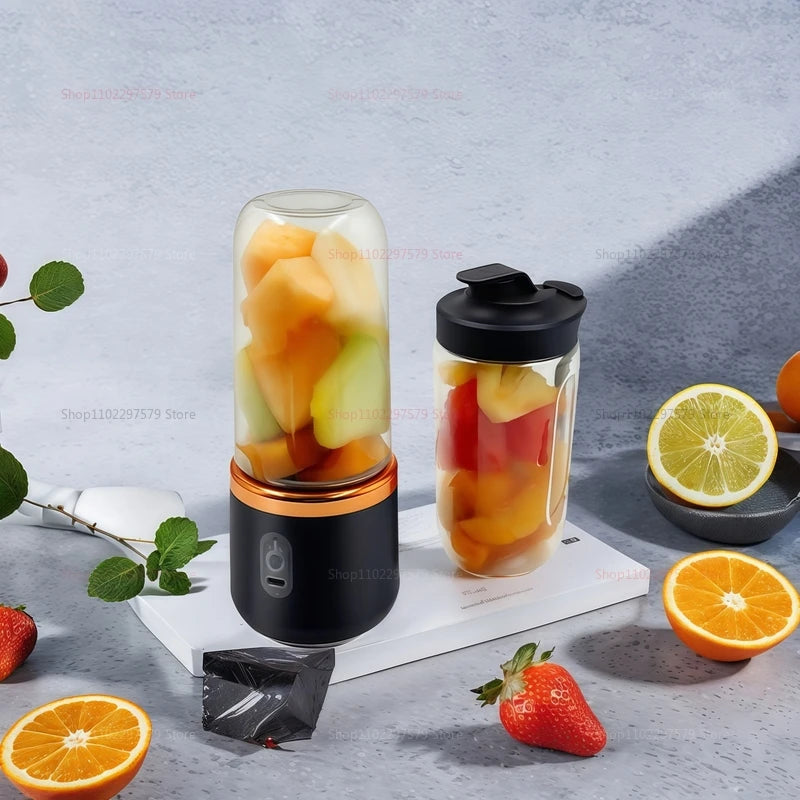 Licuadora Portátil Recargable – 2 Tazas, Inalámbrica, Trituradora de Hielo, Ideal para Batidos y Viajes