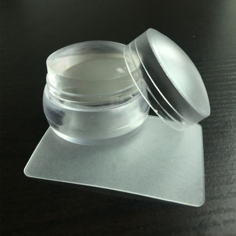 Clear Silicone Nail Stamper