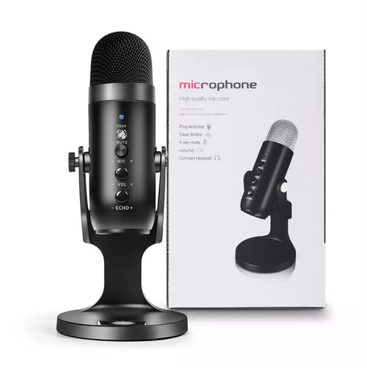 3.5mm Usb Plug Condenser Microphone Professional Microphone for Pc Computer Recording Studio Live Broadcast