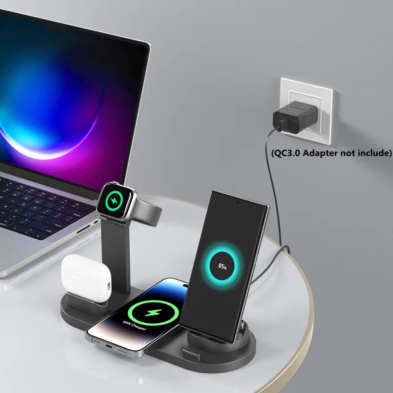 5 in 1 wireless charger fast charging