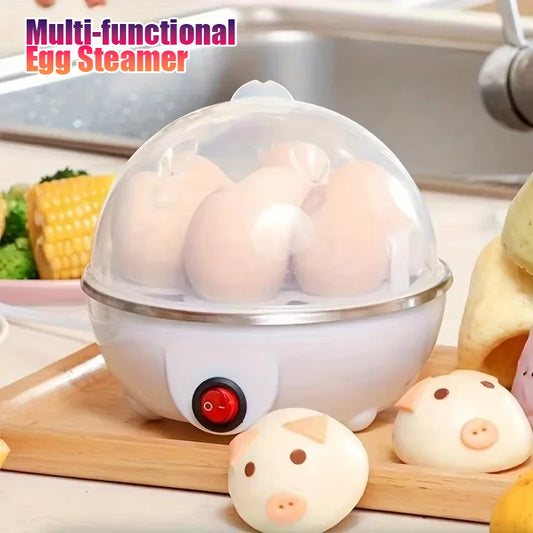 Olla Eléctrica para Huevos de 2 Niveles – 14 Huevos-Vapor Rápido con Apagado Automático